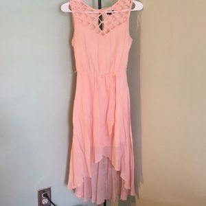 Peach high low dress - perfect for a summer day!